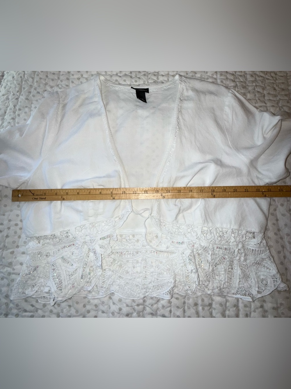 Lane Bryant Tie-Front Cropped Cardigan - Picture 9 of 11